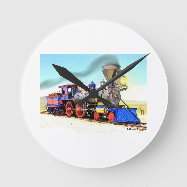 Relógio Redondo Vapor (Frente)