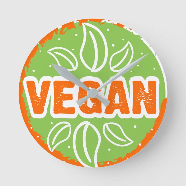 Relógio Redondo Vegan (Frente)