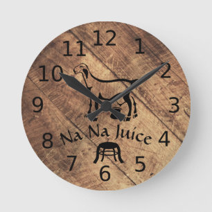 Relógio Redondo Velha Linha de Timer Arrumando Babá Cabra