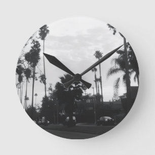 Relógio Redondo Velho West Hollywood, Los Angeles, Califórnia