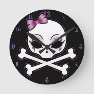 Relógio Redondo VelusaSkullie
