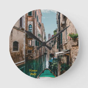 Relógio Redondo Veneza Itália A Cidade Flutuante