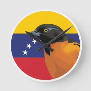 Relógio Redondo Venezuela: Bandeira Nacional Venezuelana