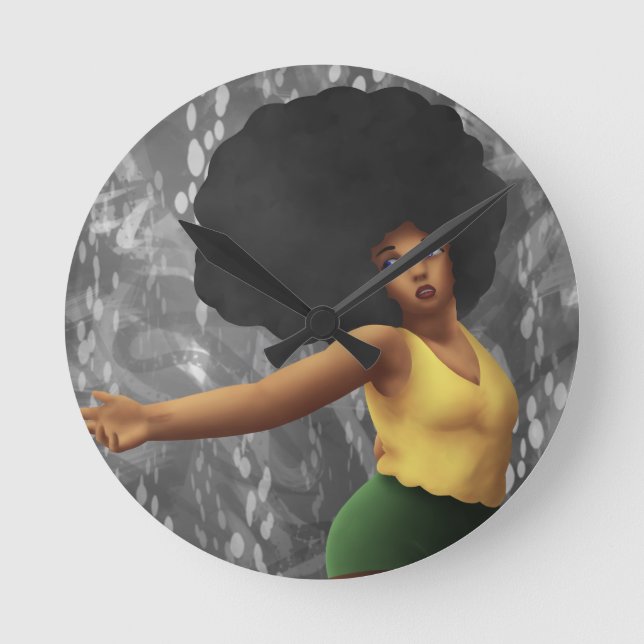 Relógio Redondo venha comigo (Frente)