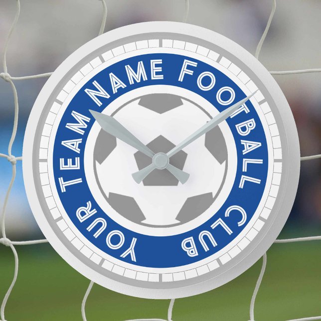 Relógio Redondo Ventilador de futebol ou apoiador de futebol (Criador carregado)