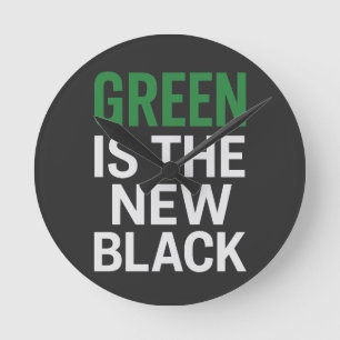RELÓGIO REDONDO VERDE É O NOVO PRETO