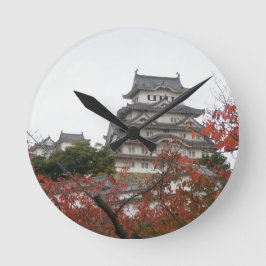 Relógio Redondo Viajar Castelo Himeji