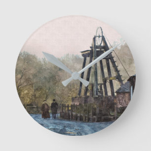 RELÓGIO REDONDO VICTORIAN INGLATERRA