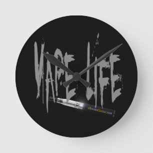 Relógio Redondo Vida de Vape!