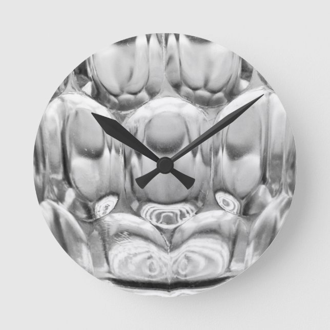 Relógio Redondo Vidro de cerveja de pinta (Frente)