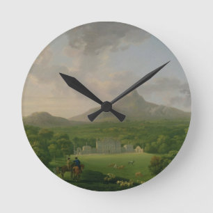 Relógio Redondo View of Powerscourt, County Wicklow, c.1760-2 (oil