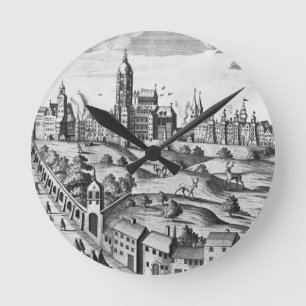 Relógio Redondo View of Prague showing the Imperial Palace and the