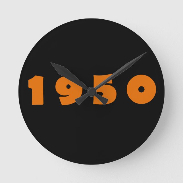 Relógio Redondo Vintage de 1965 (Frente)