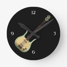 Vintage Longhorn Bass Wall Clock