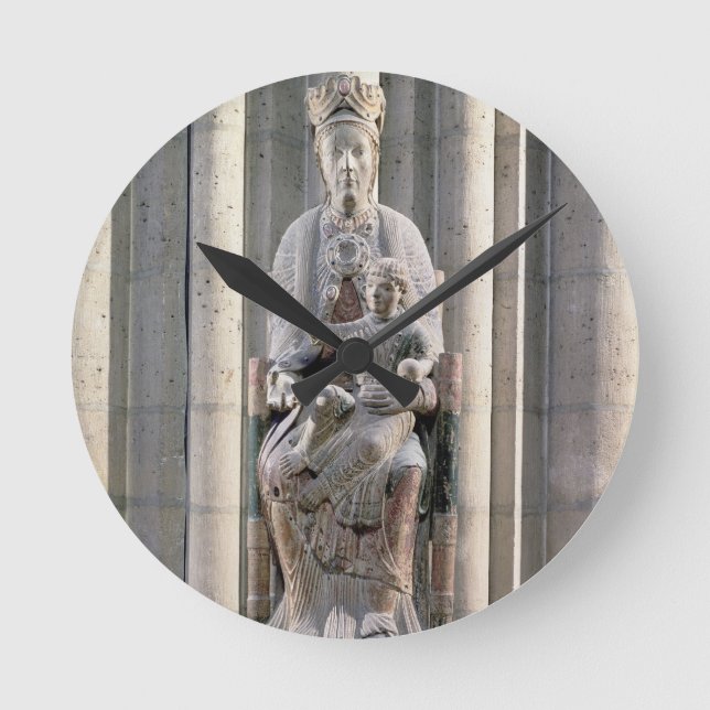 Relógio Redondo Virgem das Ruas. Martin des Champs, século 12 (sto (Frente)