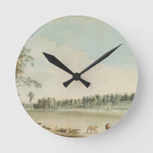 Relógio Redondo Vista noroeste do alojamento de Wakefield em