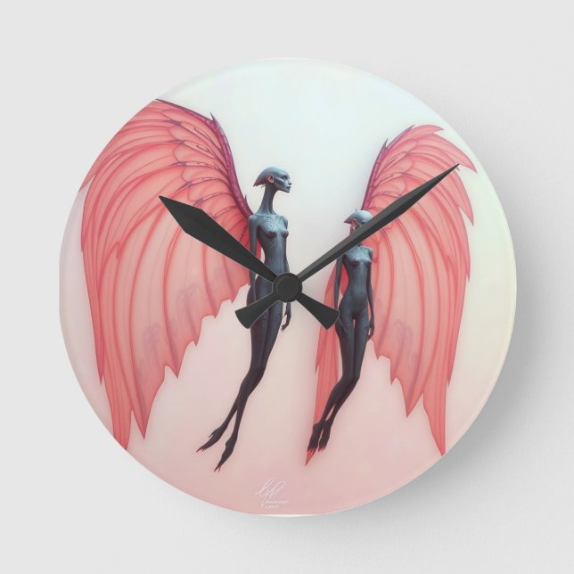 Relógio Redondo „Wächterinnen der Zwischenwelt“   (Frente)