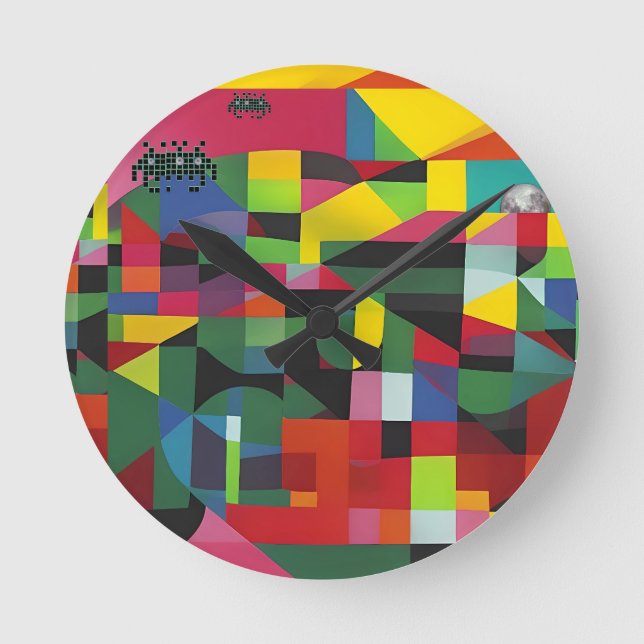 Relógio Redondo Waiting Out the End Times, Again (Frente)