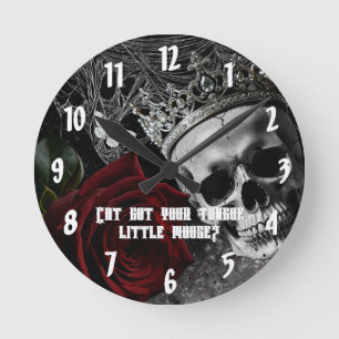 Relógio Redondo Wall Clock Assombrando Adeline Zade Meadows Zaddy