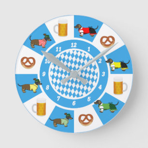 Relógio Redondo Wanduhr Baviera