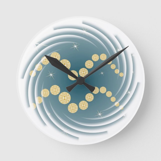 Relógio Redondo Wassermann 21. Januar bis 18. Fevereiro Uhr (Frente)