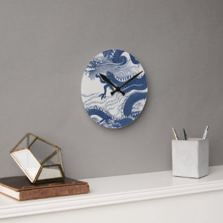 Relógio Redondo Waves of the dragon 