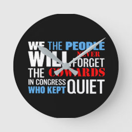 Relógio Redondo we the people...