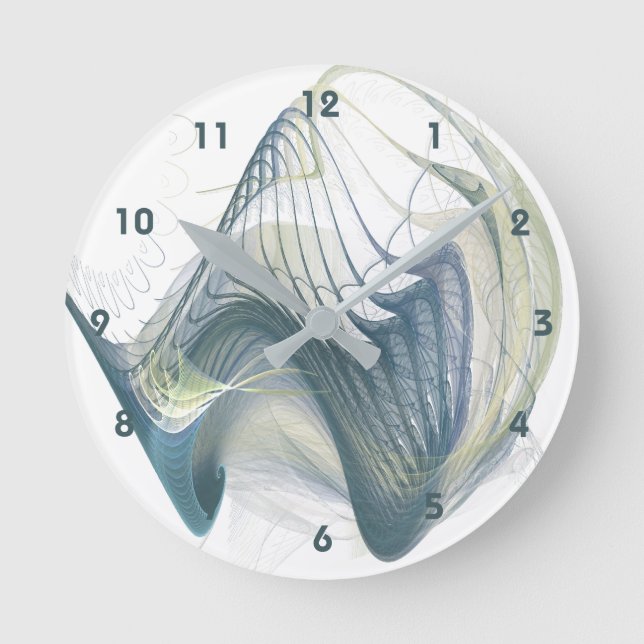 Relógio Redondo Whale Song Wall Clock (Frente)