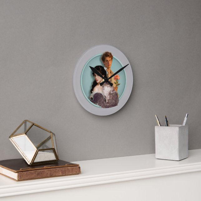 Relógio Redondo What If Your Pet Was Human?  (Escritório)