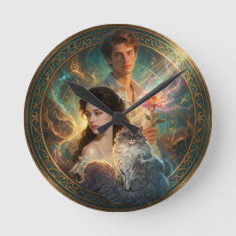 Relógio Redondo What If Your Pet Was Human?