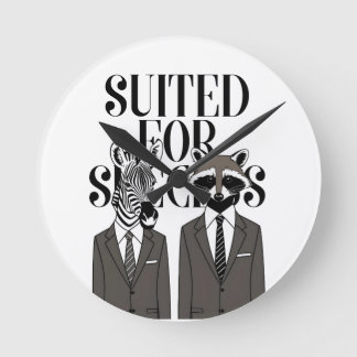 Relógio Redondo Wild at Heart: The Suited Elite Tee