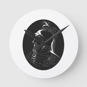 Relógio Redondo Woodcut de Vasco Nún ez de Balboa Conquistador