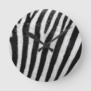 Relógio Redondo zebra Stripes
