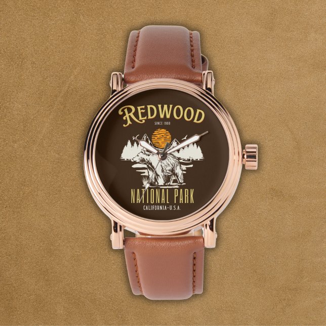 Relógio Redwood National Park California (Criador carregado)