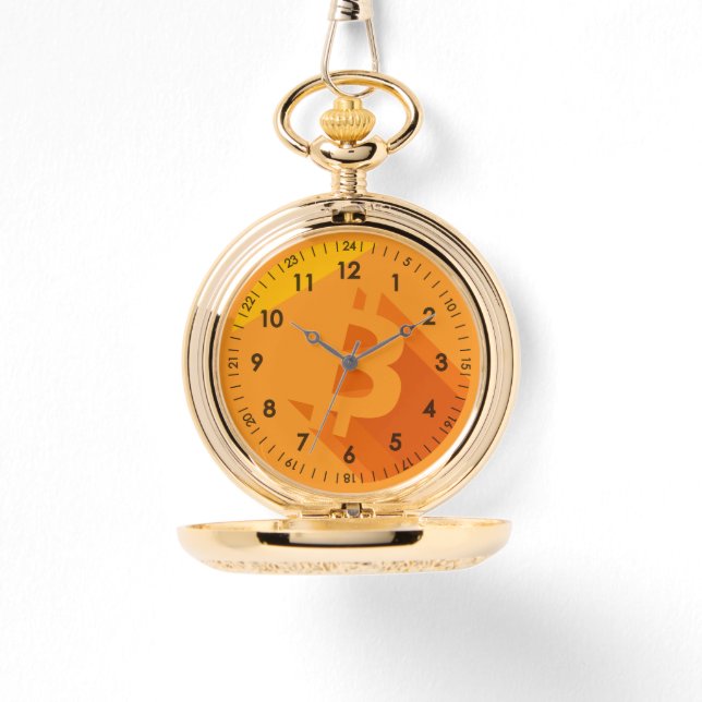 Relógio Registro do Designer de Bitmoeda (Frente)