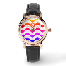 Relógio Registro do Designer de Bitmoeda