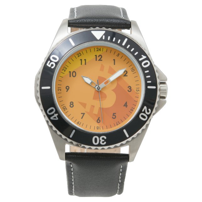 Relógio Registro do Designer de Bitmoeda (Frente)