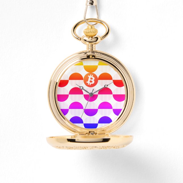 Relógio Registro do Designer de Bitmoeda (Frente)