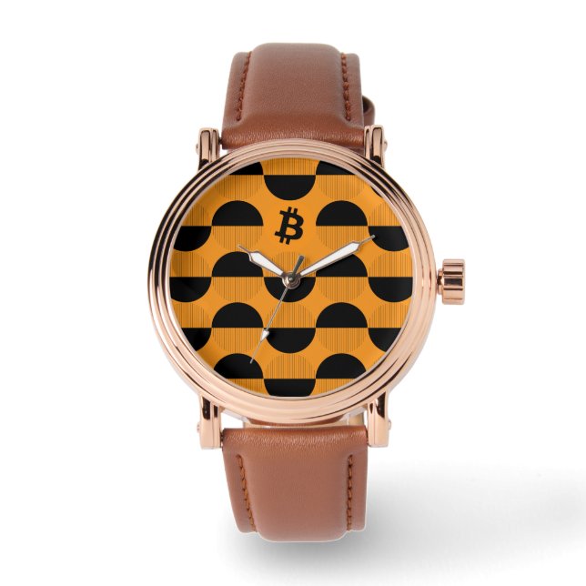 Relógio Registro do Designer de Bitmoeda (Frente)