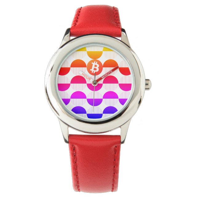 Relógio Registro do Designer de Bitmoeda (Frente)