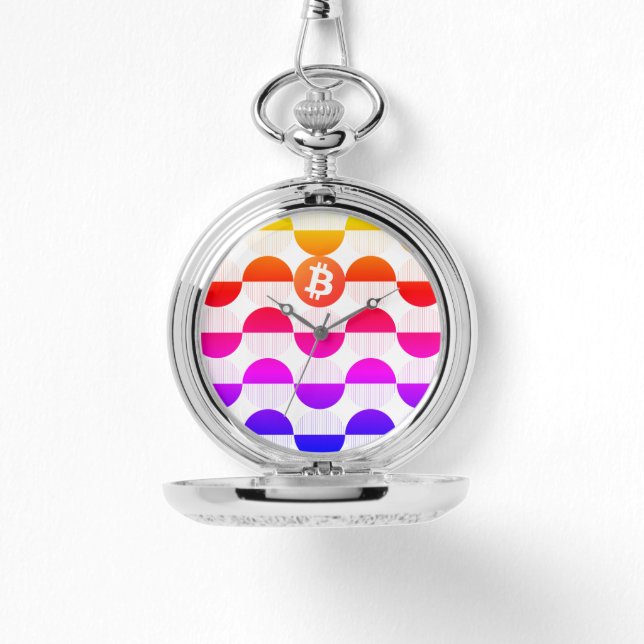 Relógio Registro do Designer de Bitmoeda (Frente)