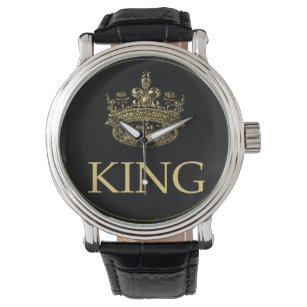 Relógio Rei e Coroa Emblema Real