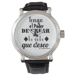 Relógio Reloj de Mano Motivacional