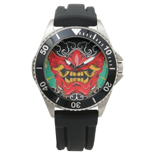 Relógio Reloj hannya mask  (Frente)