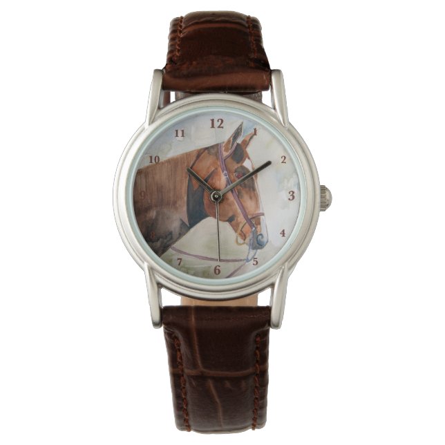 Relógio Reloj mujer con caballo Saratoga (Frente)