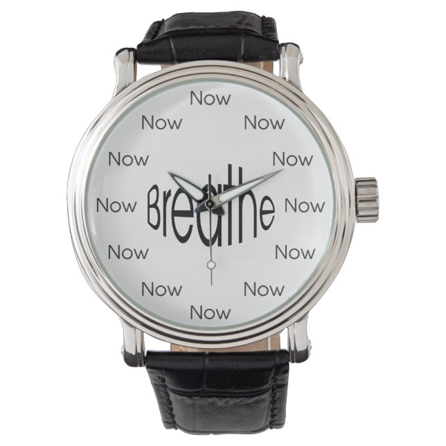 Relógio Respire agora é o Zen™ Mindthing Meditation Watch (Frente)