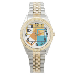 Relógio Retângulos de Grade