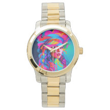 Retrato de Abstrato vibrante