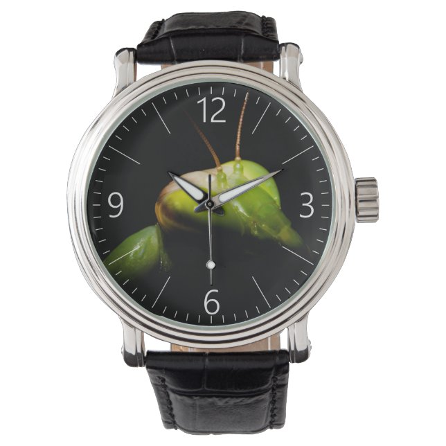 Relógio Retrato de mantis oradora (Frente)