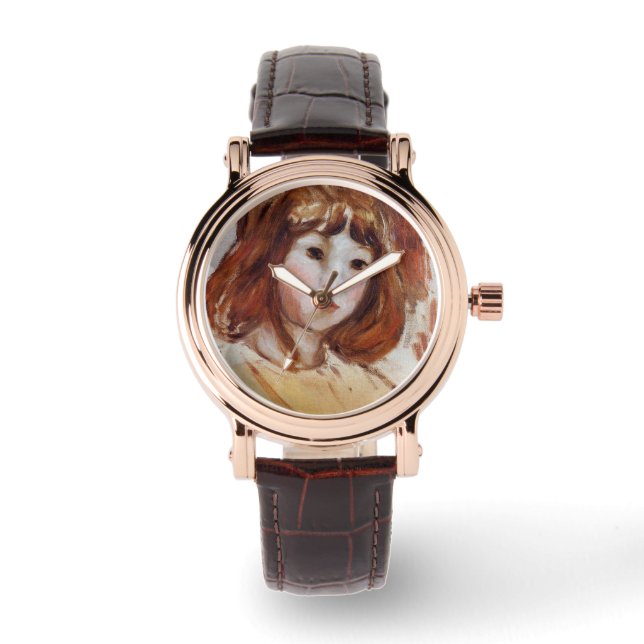 Relógio Retrato de uma Menina (por Berthe Morisot) (Frente)